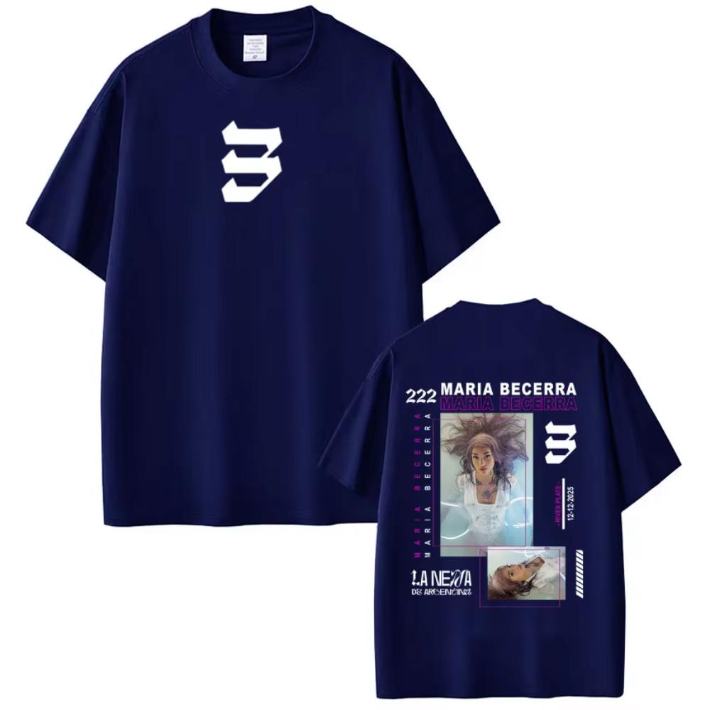 Singer Maria Becerra Quimera Album Print T-shirt Men Women Fashion Short-sleeved T-shirts Casual Cotton T-shirt