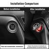Car One-Click Start Button Protector Cover Decoration Stickers Accessories For Benz CITAN VITO SPRINTER CLS SLK Sport ML C200 PN7