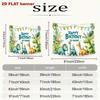 Personalized Dinosaur Happy Birthday Backdrop, Jungle Cartoon Dino Background Banner for Kids Party Photoshoot