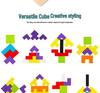 Kids' Wooden Tetris Shape Matching Puzzle Blocks for Early Learning