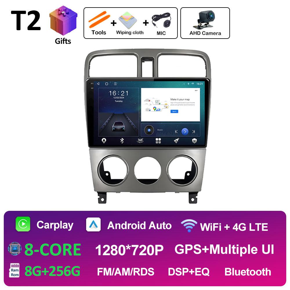 For Subaru Forester SG 2002 2001 2002 2003 - 2008 Wireless Carplay Android Auto Car Multimedia Video Player DSP Stereo Head Unit