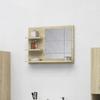 Day and Night - Day and Night Sonoma Oak Plywood Bathroom Mirror 60x10.5x45 Cm
