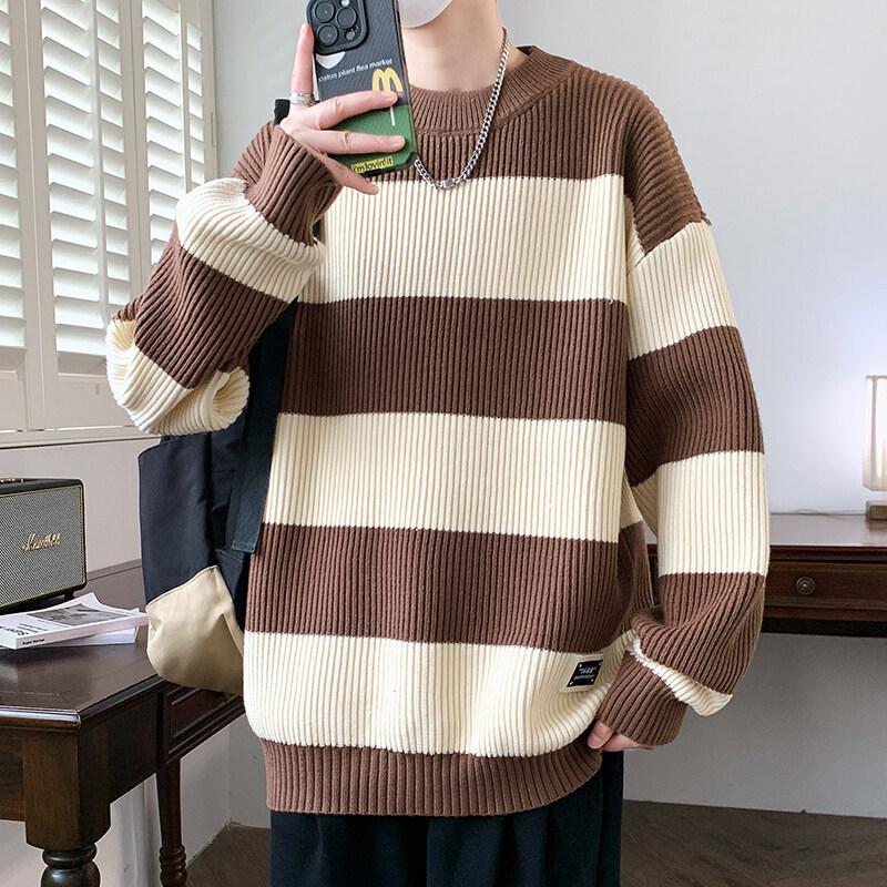 

Горячий Горячий Осень и Зима Новый Повседневный Свитер с Круглым Вырезом Низ Вязаный Большой Размер Свободный Свитер 4XL темно-коричневого