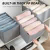 Wardrobe Clothes Organizer Washable Foldable Closet Organizers and Storage Boxes 5/7 Grids