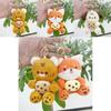 Adorable Plush Cookie Bear Keychain And Bag Charm Soft Toy For Kids And Adults