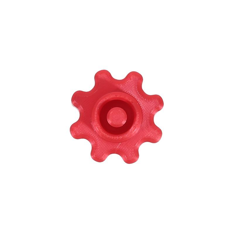 Flexible Gear-Style Tube Caps Durable Solid Color Plastic Prevents Glue Hardening Silicone Repair Outdoor Use 5/10/15/20/25 PCS