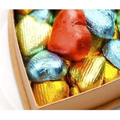 100 Bucăți / Lot 8 cm x 8 cm Cutie Bomboane Alimente Cusut Coacere Pachet Hârtie Folie de Aluminiu Ciocolată
