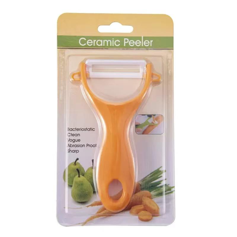 

LMETJMA Ceramic Peeler 4 Color Vegetable Fruit Peeler Kitchen Potato Carrot Cucumber Peeler Peeling Kitchen Gadgets KC0113