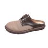 Women's Mules Round Toe Lace-up Cover Toe Flat Sole Women's Slippers Dress Daily Commute Retro Hollow Upper Zapatillas De Mujer