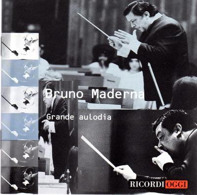 CD ROME RAI ORCHESTRA; MADERNA - Maderna;Grand Aulodia 74321358182 Italy Music Others Used
