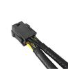 10× PCI Express 6-pin to Dual 8-pin (6+2 pin) GPU Video Card Power Adapter Cable