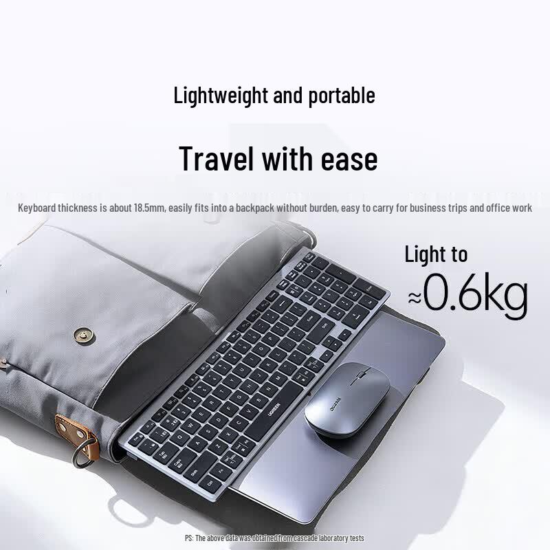 UGREEN Ultra-Thin Wireless & Bluetooth 99-Key Keyboard with Type-C Charging