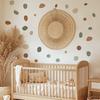 6 Sheet Irregular Polka Dots Wall Stickers, Colorful Boho Wall Decals, Peel and Stick Removable Vinyl Stickers for Playroom Bedroom Nursery