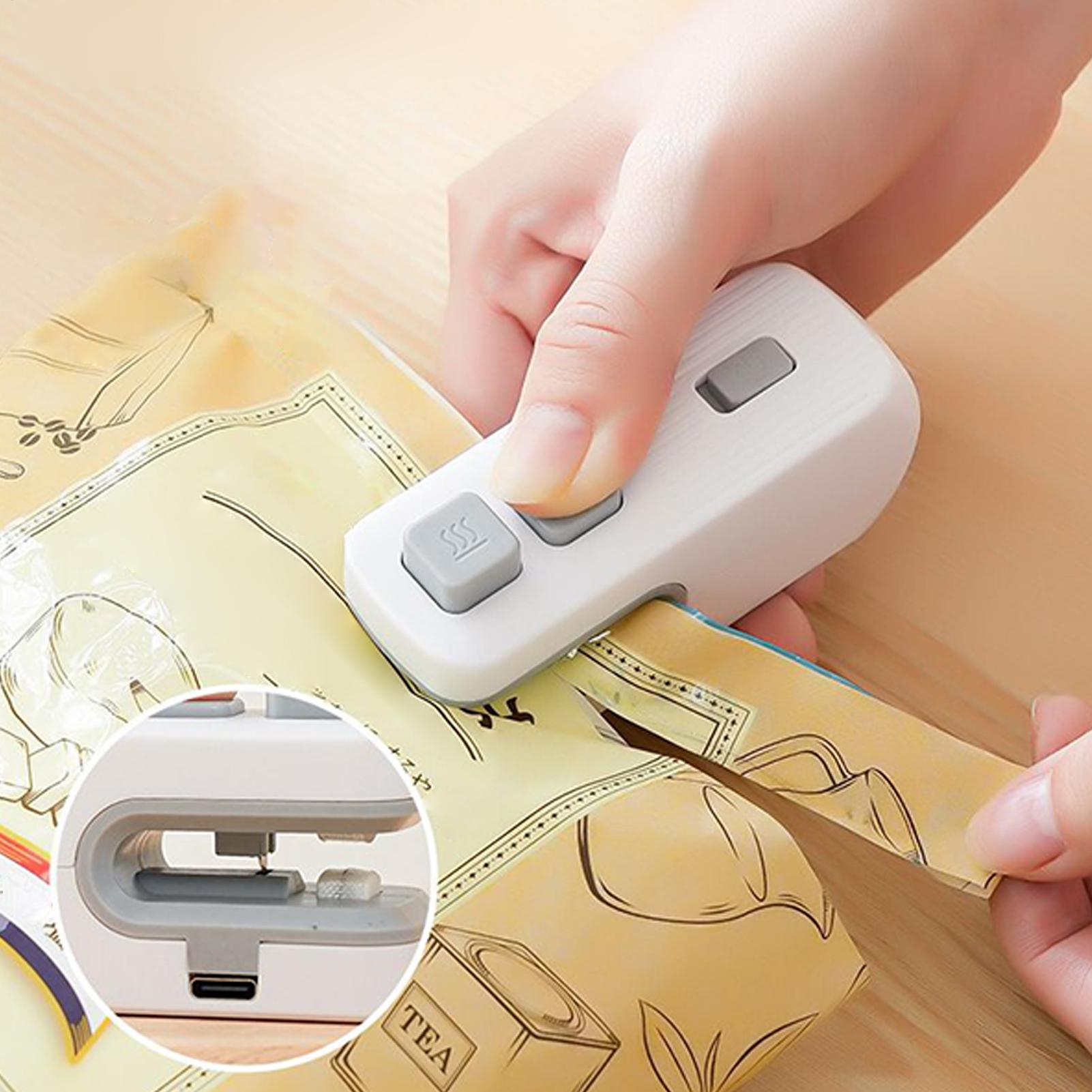 Мини-запайщик Портативный мини-запайщик 2 в 1 Термозапайщик для закусок Домашнее использование перезаряжаемый запайщик Вакуумный запайщик Закуски пластиковый пакет China Mainland