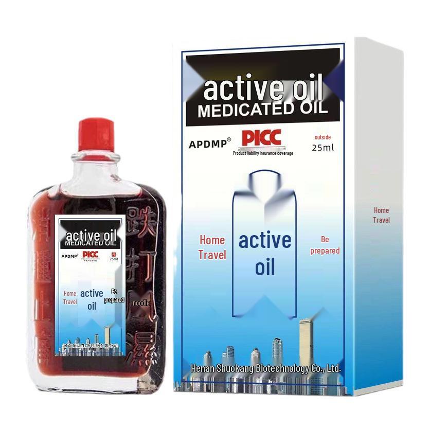 APDMP Liniment Heating Massage Oil for Cervical and Lumbar Pain Relief for Elderly.