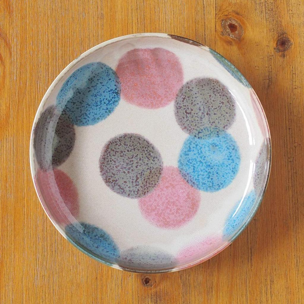 Awasaka Pink Dotted Pink Dotted Pasta Bowl [item]