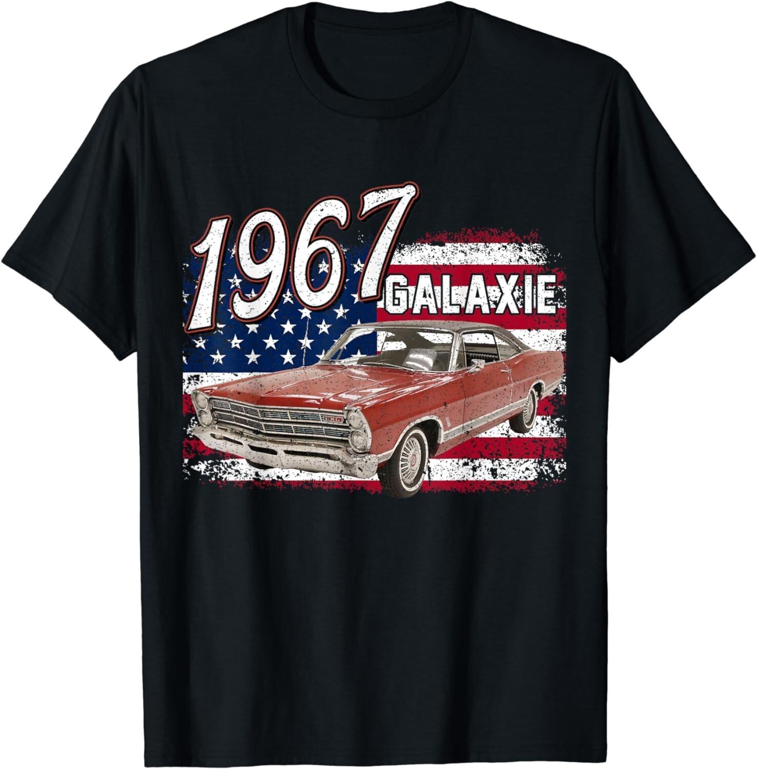 1967 67 galaxie 500 4th Of July American Gift Unisex T-Shirt S разноцветный