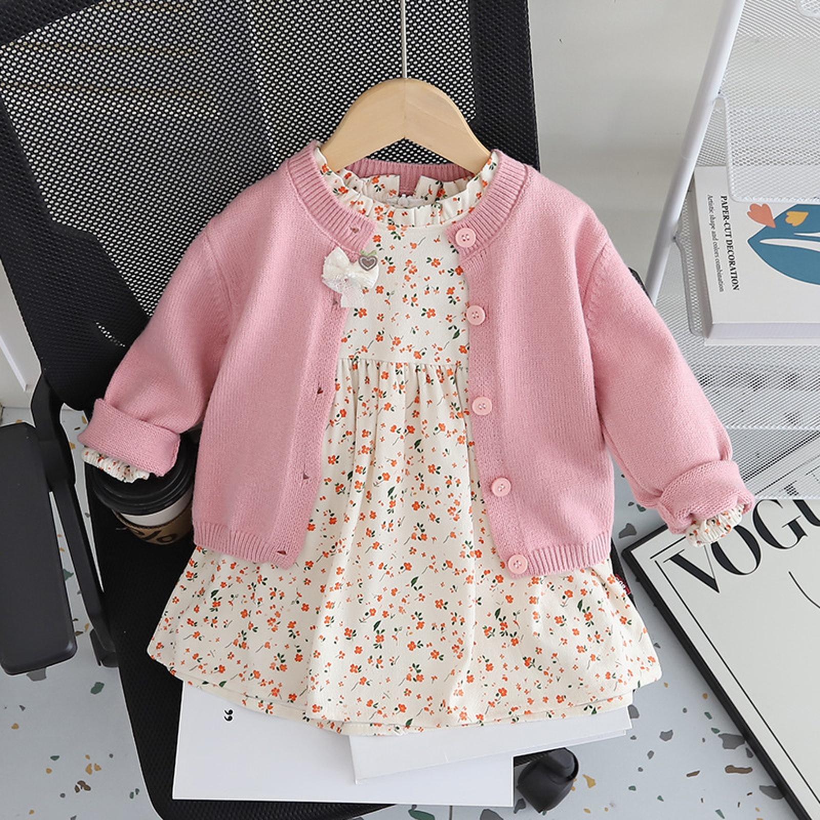 

Детский повседневный комплект с длинным рукавом, удобные наряды для повседневной носки 80 розовый