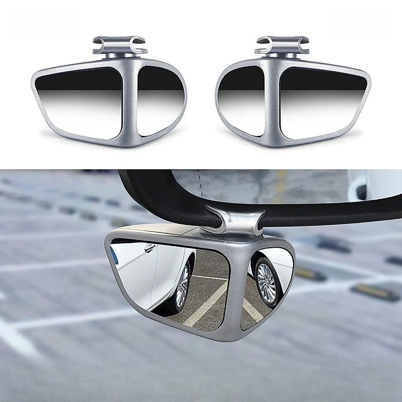 Car Rearview Mirror Blind Spot Mirror For Car Front Rear Wheels Wide Angle Reverse Parking Auxiliary Tool Accessories