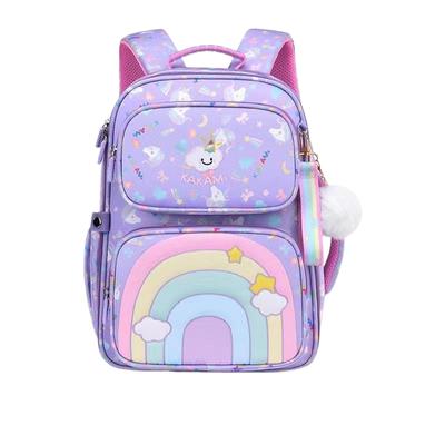 Mochila escolar impermeável, nova, multifuncional, grande capacidade, fofa, para meninos e meninas, mochila leve para alunos do ensino fundamental