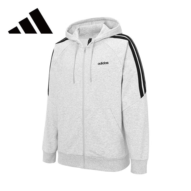 adidas Men's Three-Stripe Hooded Running Jacket KA2579