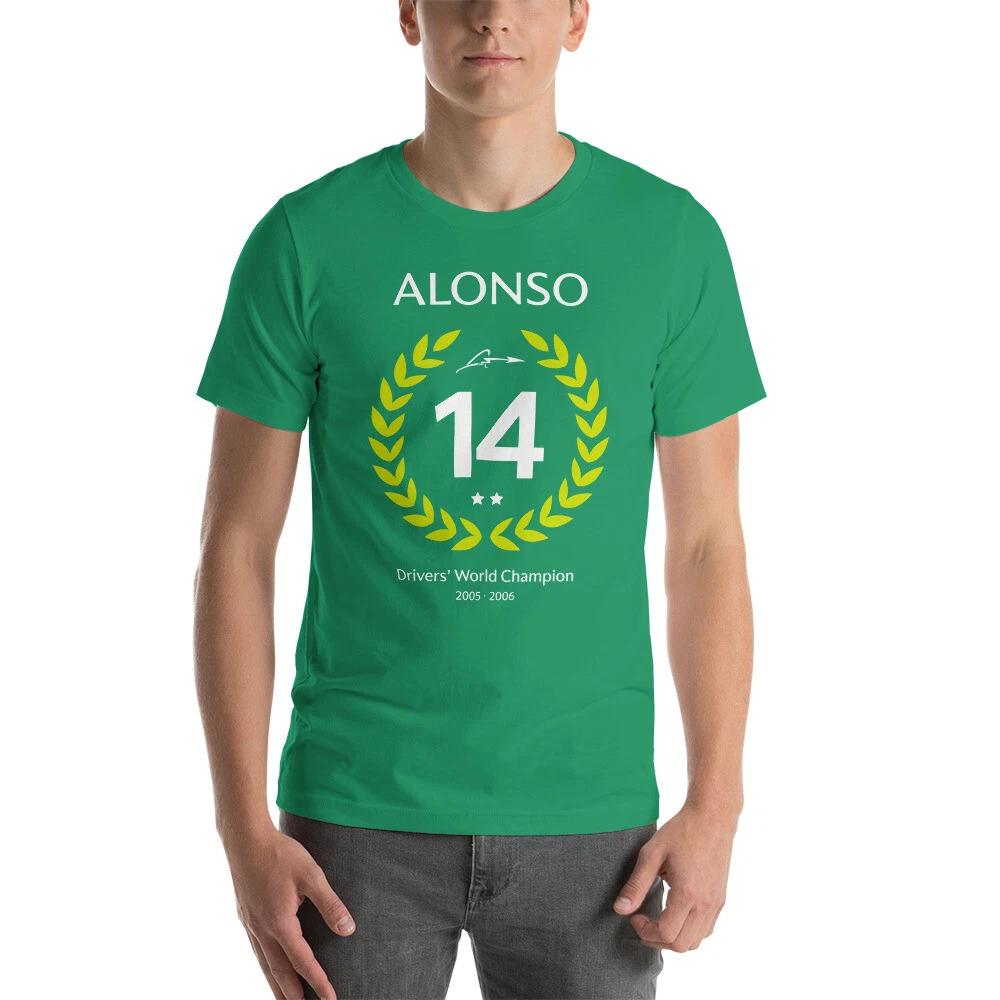 

Fernando Alonso Aston Martin F1 Formula 1 Drivers Championship Champion T-Shirt M