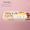 ONYLM 750ml Degradable Corn Starch Disposable Lunch Box