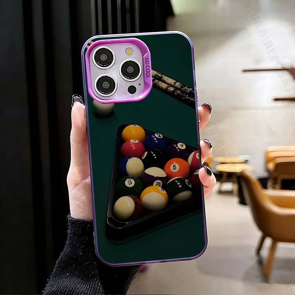 

Sport Billiards Phone Case For IPhone 17 16e 16 15 14 13 12 Pro Max X XS MAX Back Cover iPhone14ProMax