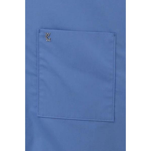 [wooyoungmi] Blue Regular Fit Cotton Shirt W263SH08814L