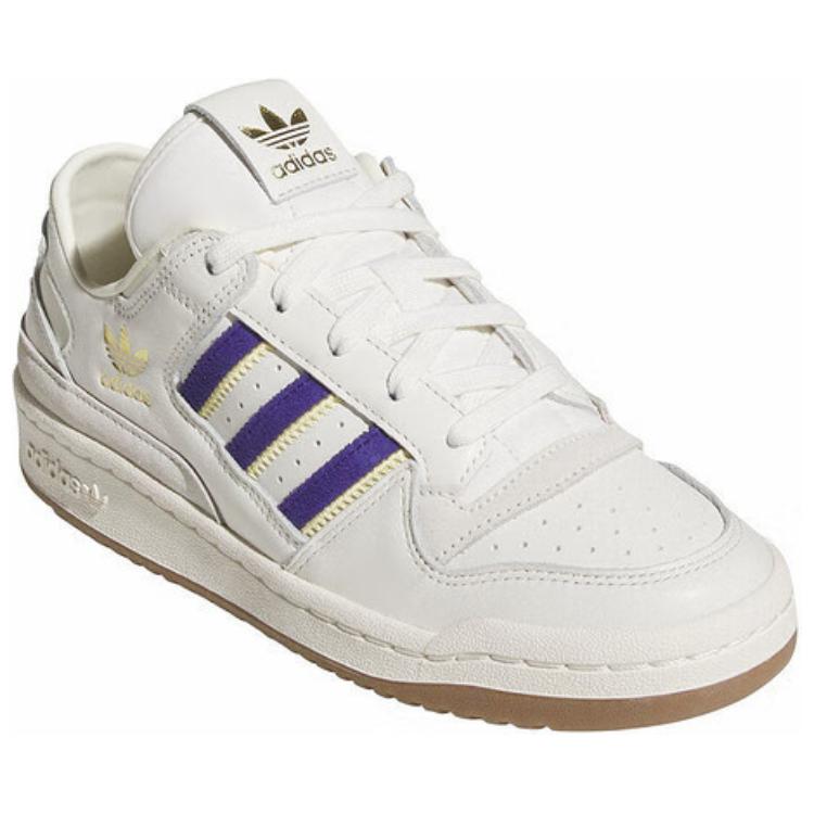adidas Forum Low CL White Collegiate Purple Women Sneakers Cloud-White Cream-White JH7940