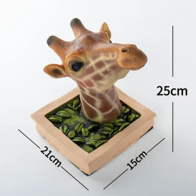 3D fotorámeček žirafa kreativní přívěsek nástěnná dekorace rekvizity