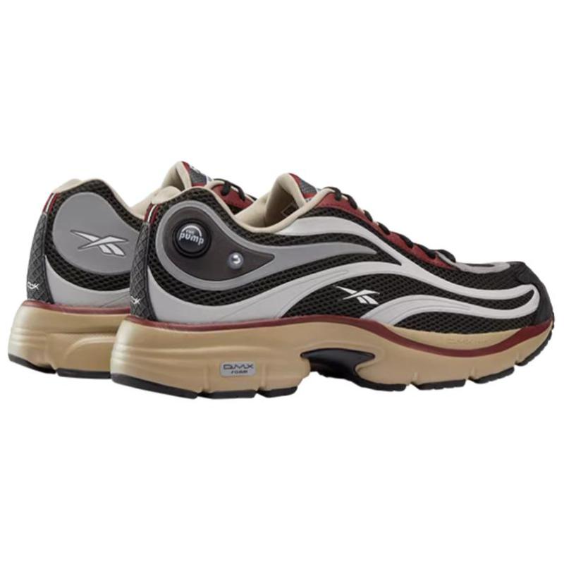 Reebok Low Top Running Shoes Unisex Black White Brown Sneakers 100201153