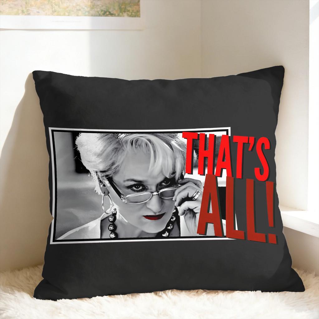 Pillow Cover The Devil Wears P-Prade 2 Novelty Pillow Case For Sofa Home Decoration Pillowcases