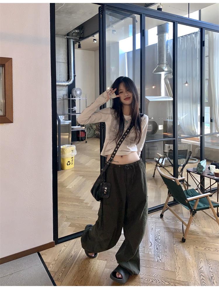 Printed Long Sleeve Cotton Lycra T-Shirt - Early Autumn Slim Fit Design