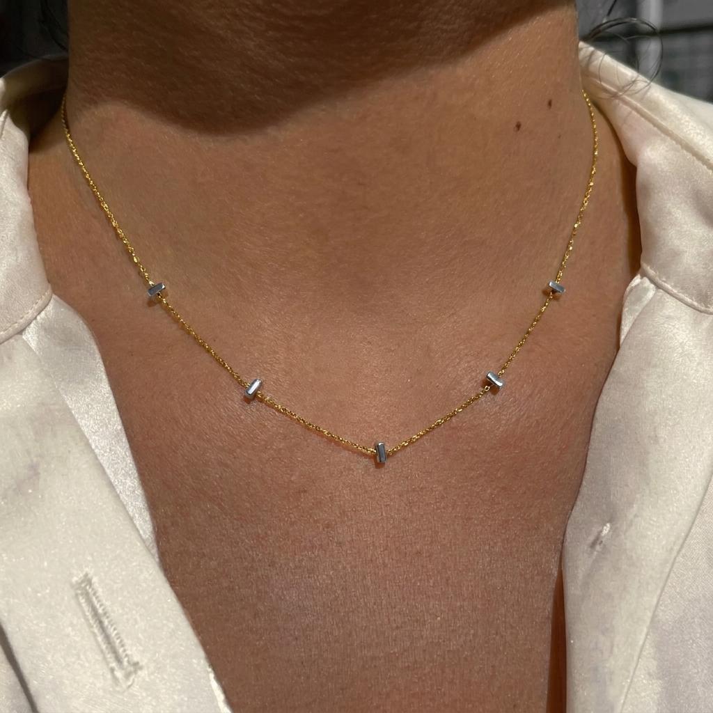 Stainless Steel Double Layer Snake Chain Necklace For Women Gold Plated Zircon Pearl Collarbone Choker Party Minimalist Jewelry