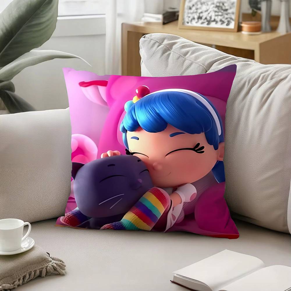 TTrue And The Rainbow KingdomS Pillow Case Sofa And Room Decorative Cushion Covers Dustproof And Miteproof Invisible Zipper