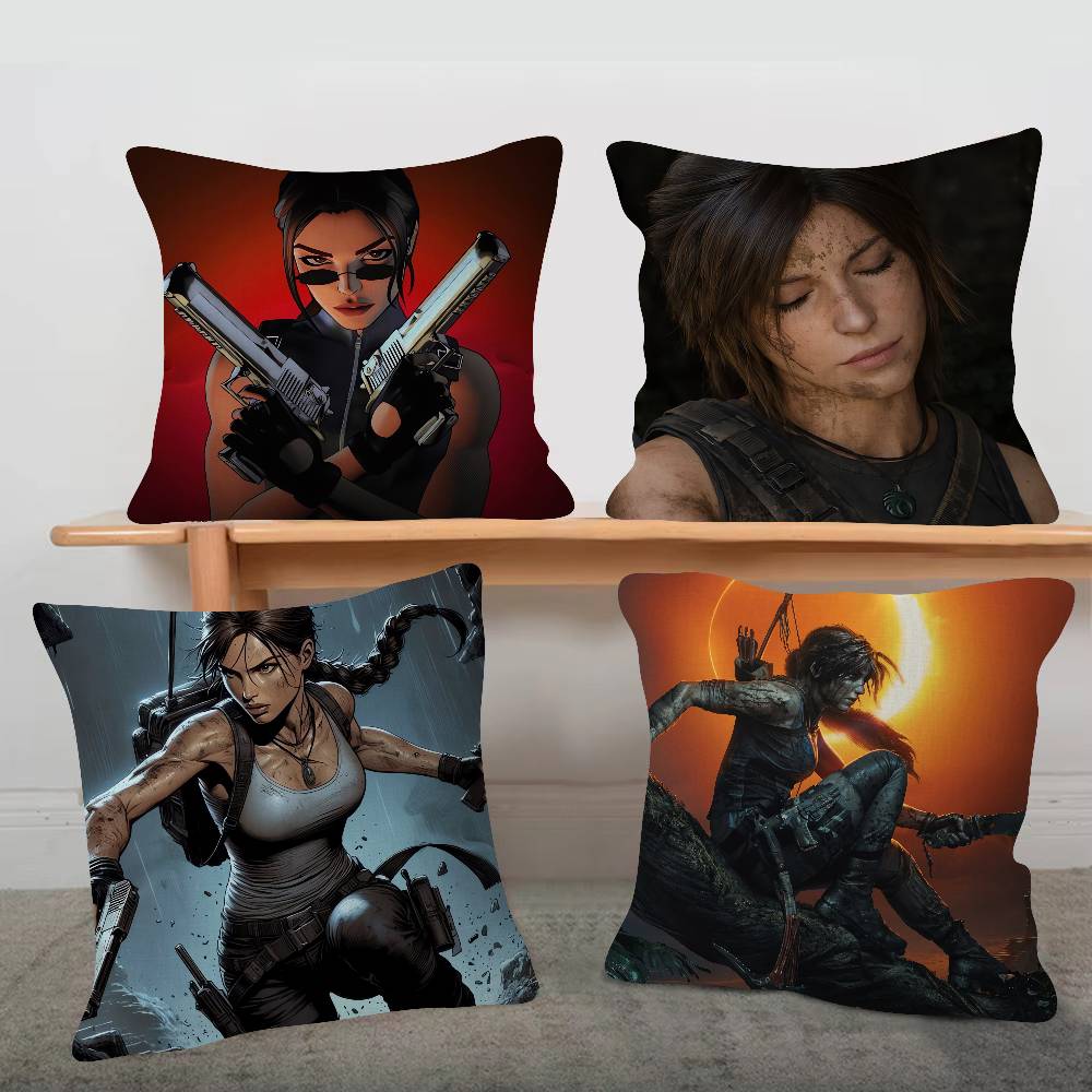 GAME Tomb Raider Pillow Gift Home Office Decoration Pillow Bedroom Sofa Car Cushion CoverPillow Case