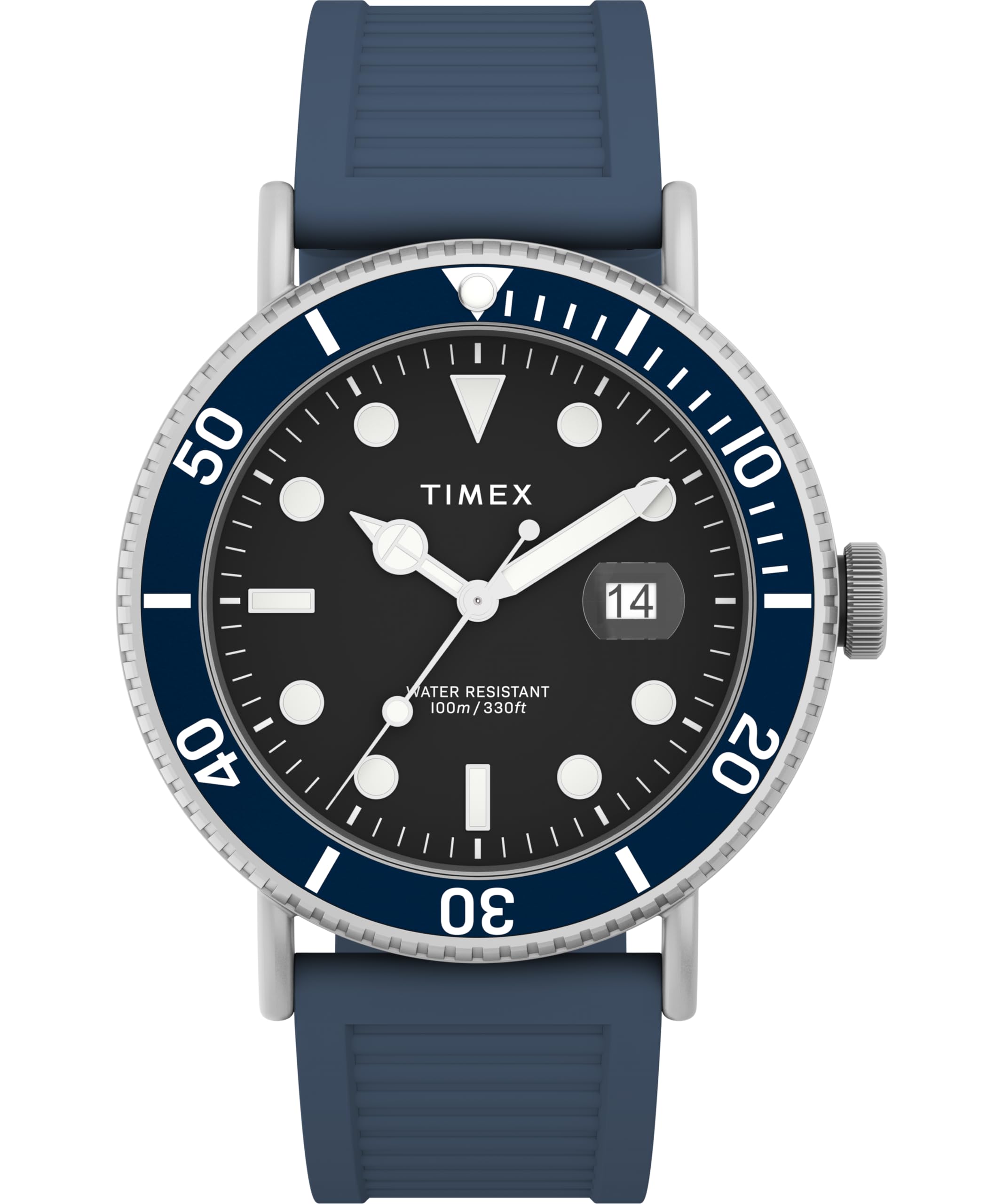 Portside Watch Quartz 10 ATM Water Resistant Mineral Glass Black Dial TW2W16600 [TIMEX] Men s [Authentic] чёрный