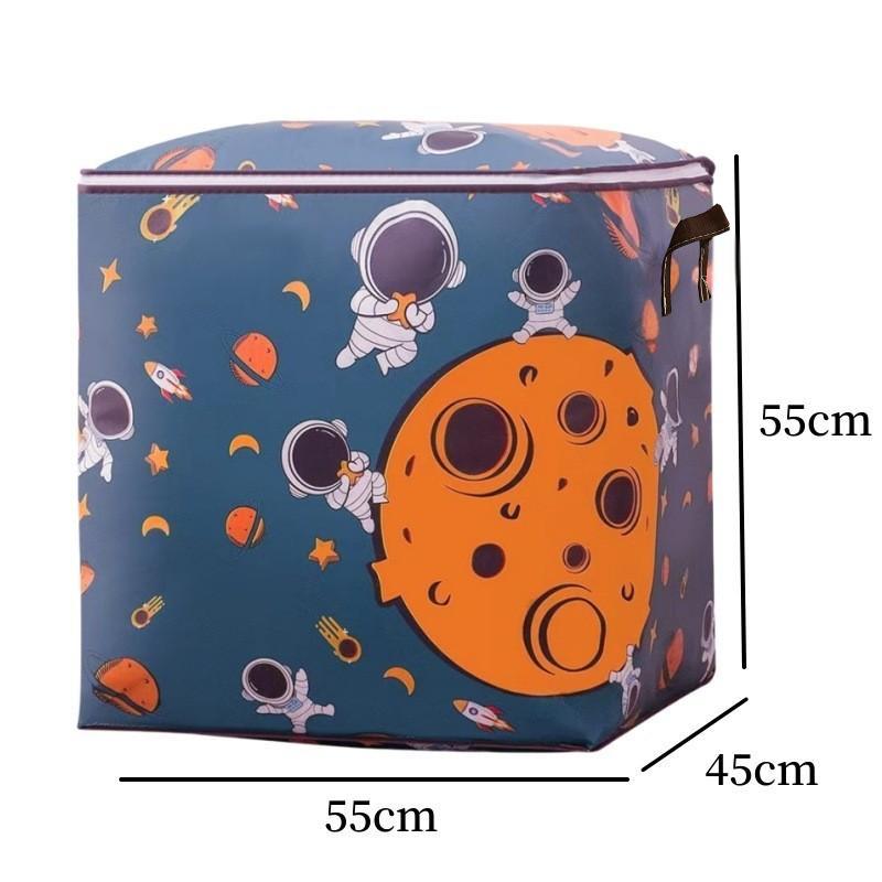 Duża torba do przechowywania ubrań z włókniny w wzór pepitki