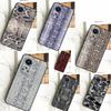Custodia in Pelle di Serpente Cobra Pitone per Honor X8b X9b 90 70 50 Magic 5 Pro Magic 6 Lite X6 X7 X8 X9 X6a X7a X8a X9a Cover