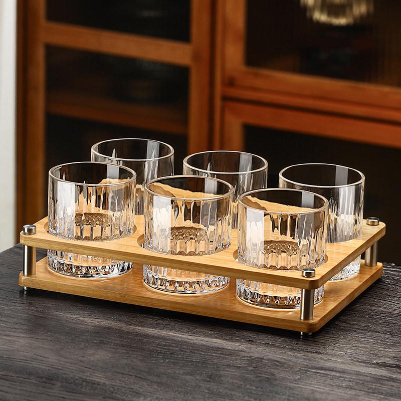 2025 Luxury Whiskey & Cocktail Glass Set - Large Ice Ball Glasses