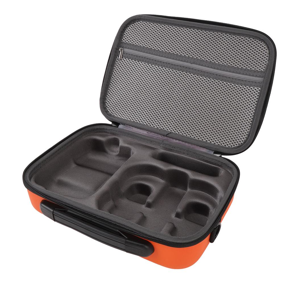 Drone Storage Bag PU Carrying Case with Shoulder Strap for NEO Drone and Accessories Orange