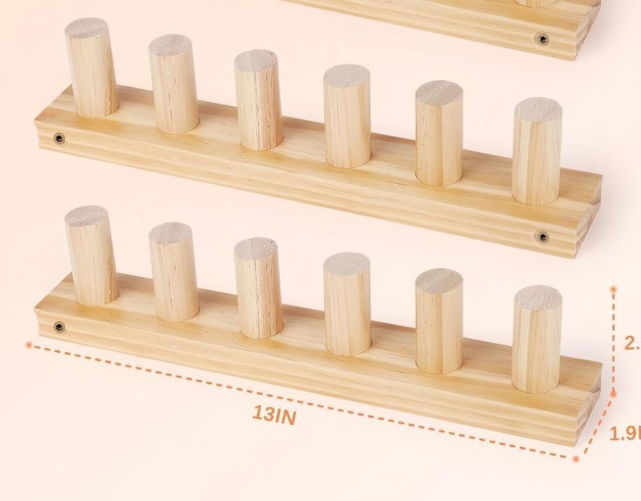 Wooden Handmade Knitting Tools: Square Single-Head Yarn Short Needles for DIY Weaving, Towels, and Tapestry.