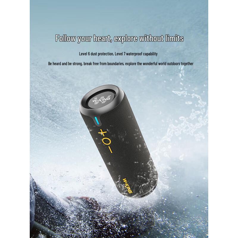 W-King D320 Outdoor Portable Bluetooth Speaker CN Plug (adapter Included)
