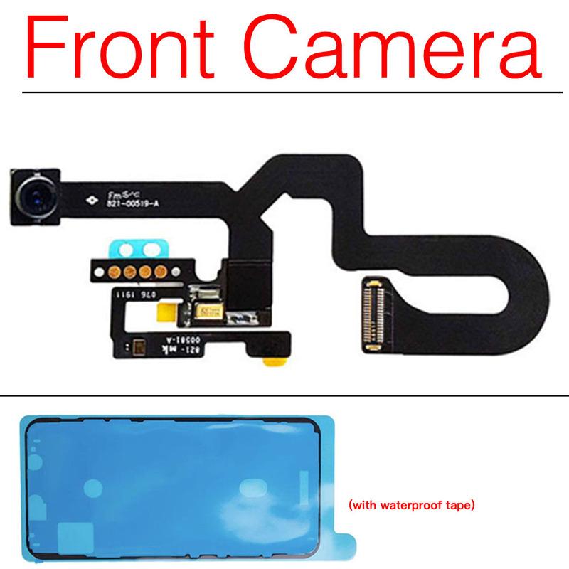 Sostituzione Fotocamera Frontale Per iPhone 7 8 Plus Fotocamera Facciale Cavo Flessibile Con Sensore di Luce MIC