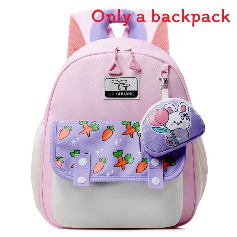 Panda Rabbit Tiger Mushroom Lotso Printed Backpack Breathable Schoolbag Cartoon