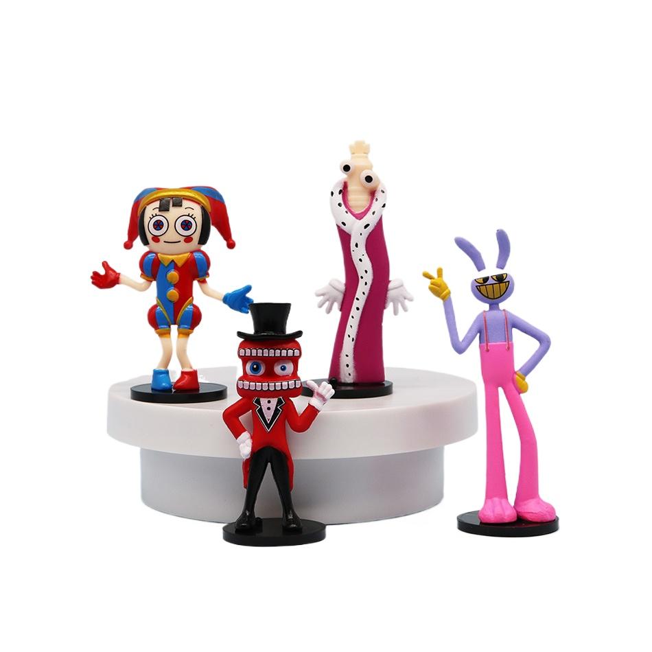 8 Stück/Set The Amazing Digital Circus Anime Cartoon Charaktere Figur GK Modell PVC Actionfiguren Spielzeug Trendspiel Kinder Geburtstagsgeschenk