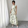 Sleeveless Maternity Maxi Dress Wrap Nursing Pregnancy Dress for Photoshoot Baby Shower Long Waist Outfit 2026