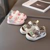 Summer Baby Shoes Girls' Soft Sole Beach Shoes Closed-toe Sandals 1-3 Years Old Boys' Velcro Walking Shoes