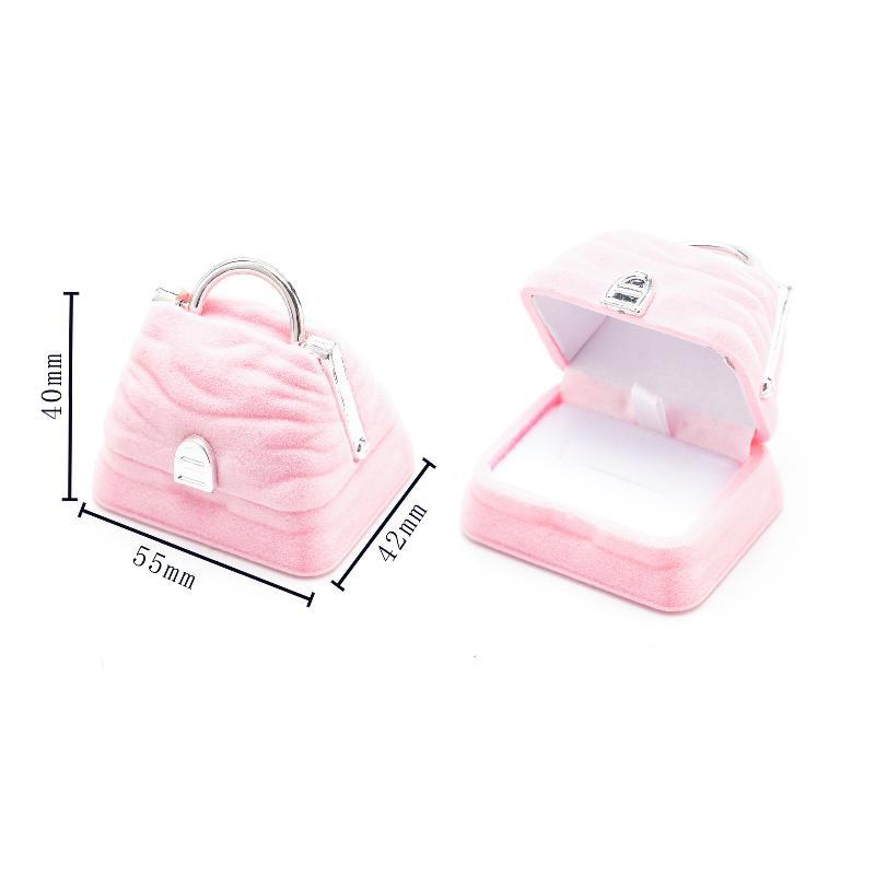 Cartoon Style Velvet Jewelry Box Container Wedding Ring Box For Earrings Necklace Bracelet Display Gift Box Holder 13 Styles